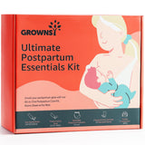 GROWNSY kit Postparto Esenciales en empaque, listo para iniciar la recuperación.