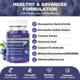 GRTGG gominolas con arándano, glucosamina y MSM para flexibilidad.
