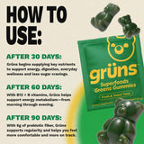 Gomitas Grüns con 6 g de fibra, apoyo digestivo diario.