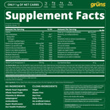 Snack portátil Grüns, ideal para recargar energía en movimiento.