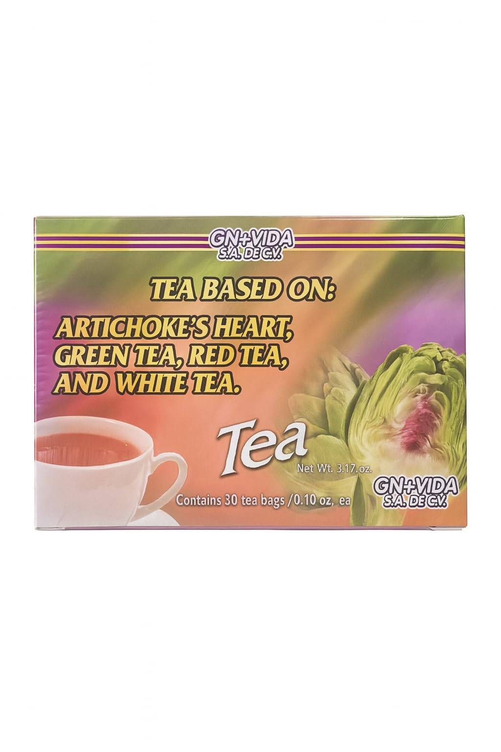 Grupo Nutrivida Alcachofivida té en caja, 30 sobres, opción conveniente para tu rutina diaria.