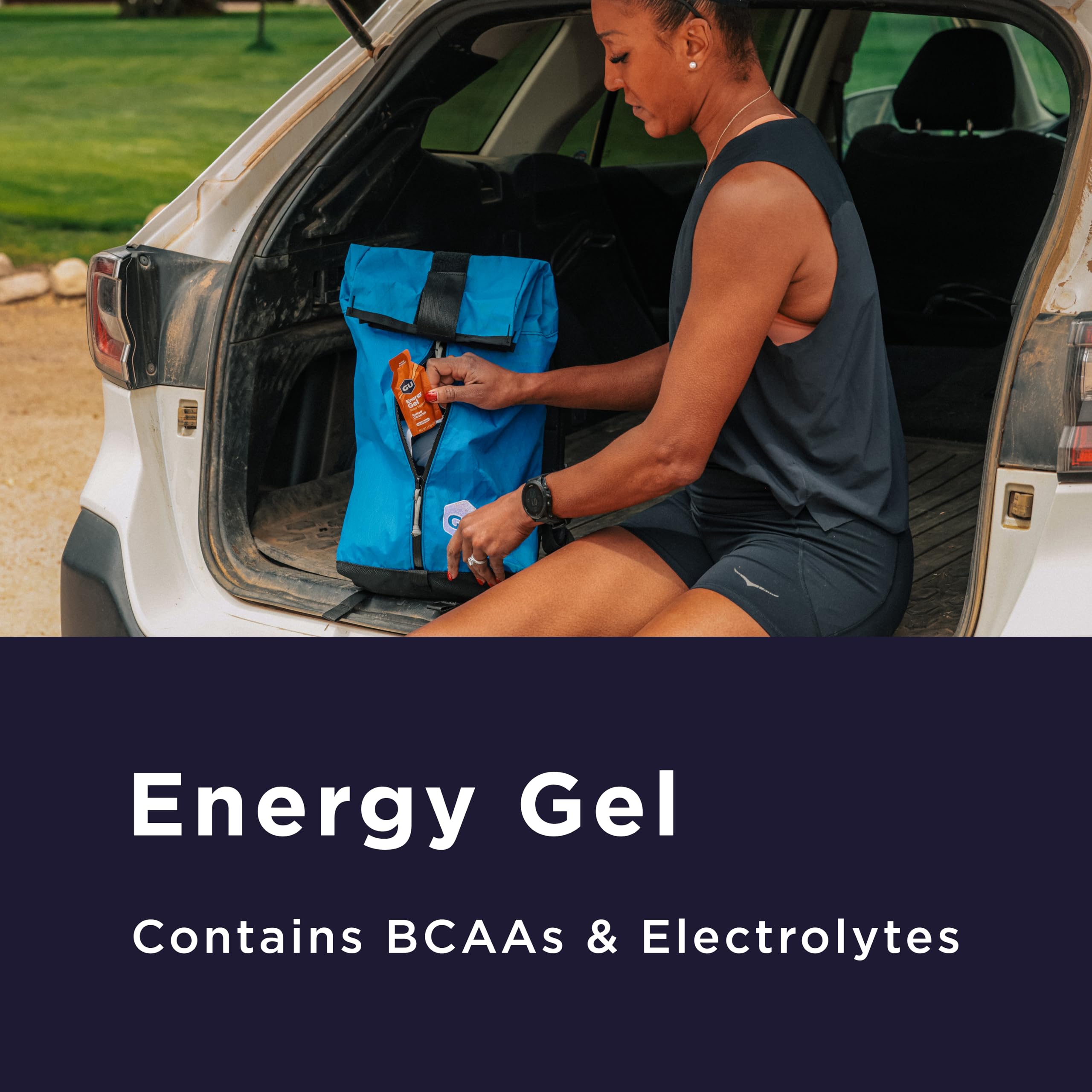 Formato compacto de gel GU para entrenar con facilidad