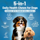 Guardian's Choice Omega-3 para perros: articulaciones flexibles con apoyo diario.