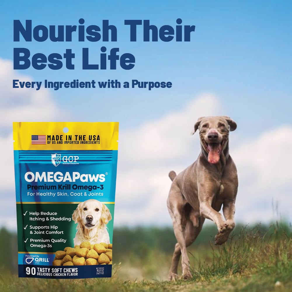 Guardian's Choice Omega-3 para perros: piel sana y menos picazón.