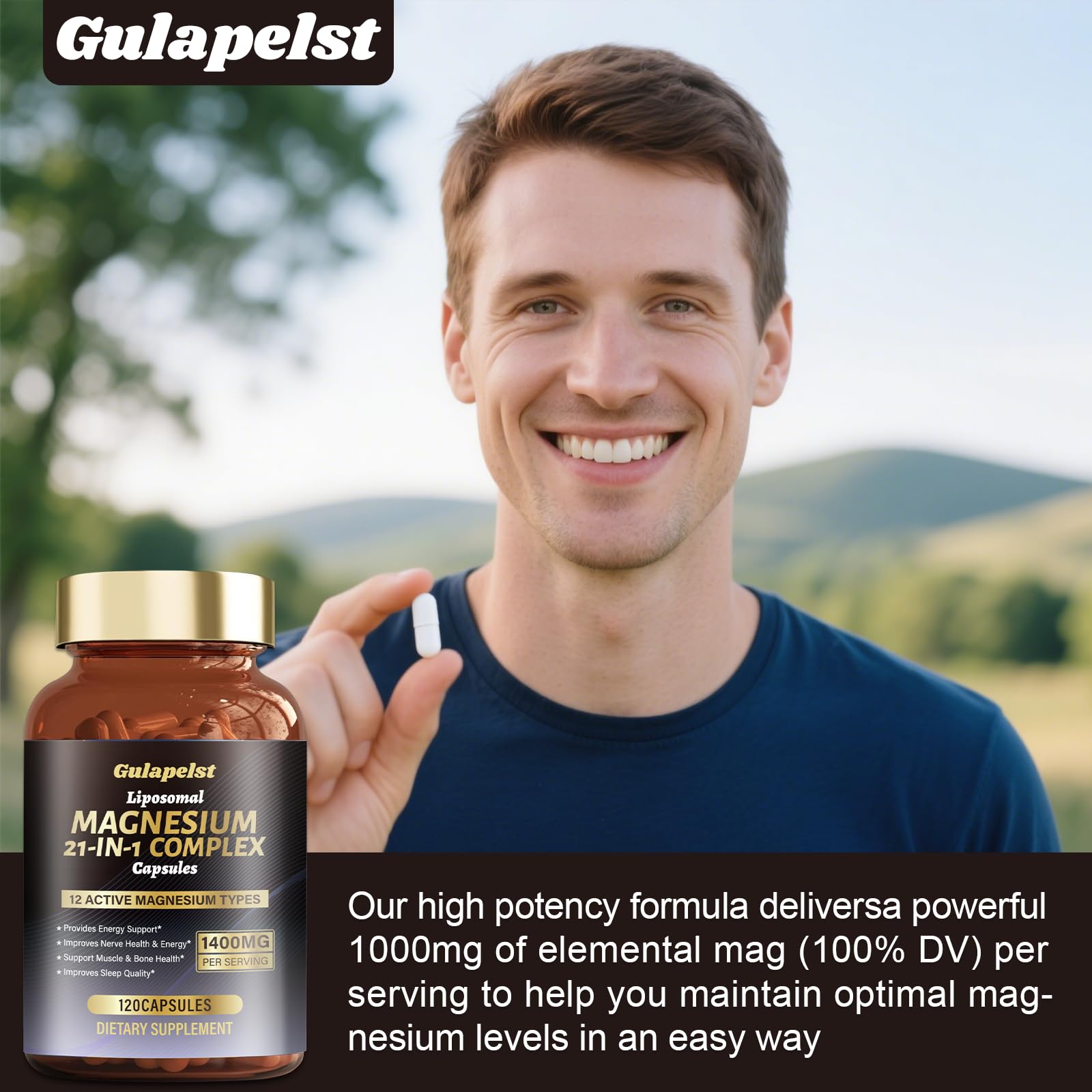 Gulapelst Bienestar óseo y muscular para hombres y mujeres.