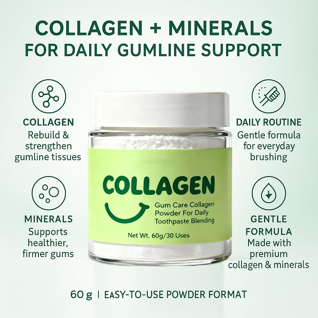 Guliqi dosis de colágeno para encías firmes y saludables.