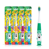 GUM Crayola Pip-Squeaks en empaque para niños, inicio de hábitos de cepillado diarios