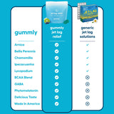Envase portátil Gummly con 20 gominolas, perfecto para viajar.