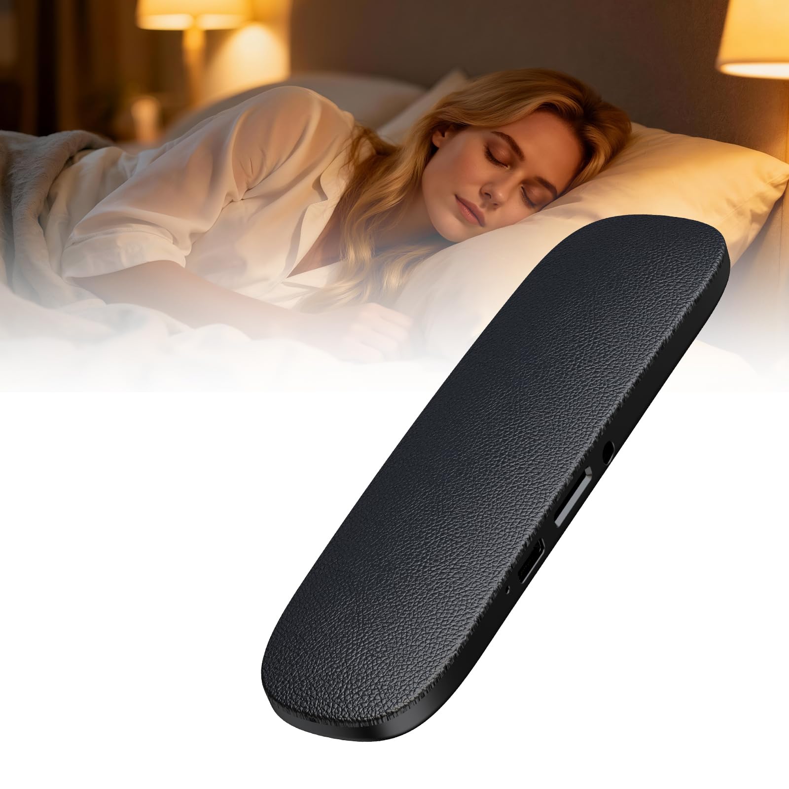 Gummy Glow altavoz de almohada con conducción ósea para dormir sin auriculares