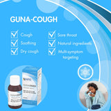 GUNA Tos Natural, gotero dispensador para dosificación precisa y conveniente.