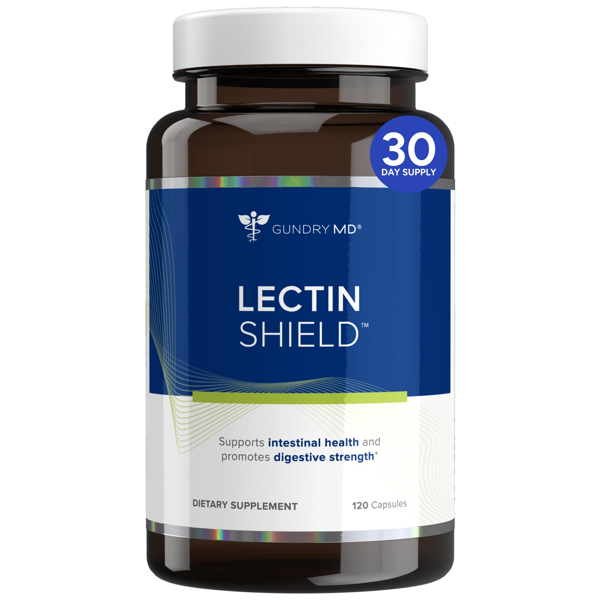 Gundry MD Lectin Shield: botella para verter diario y apoyo digestivo.