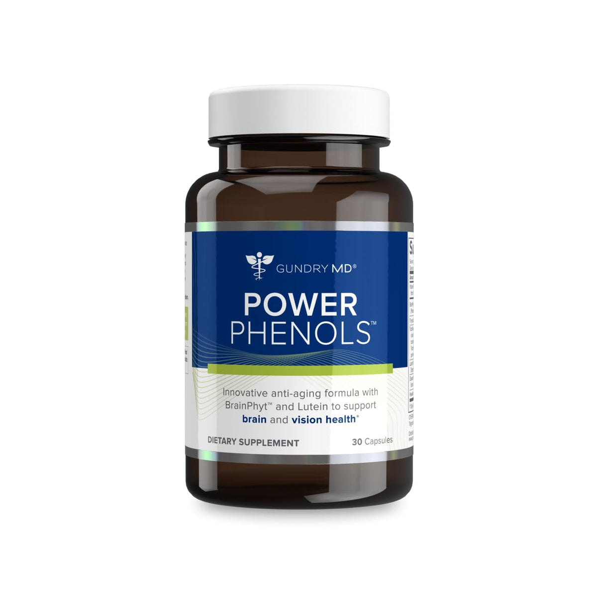 Gundry MD Power Phenols cápsula matutina para claridad mental