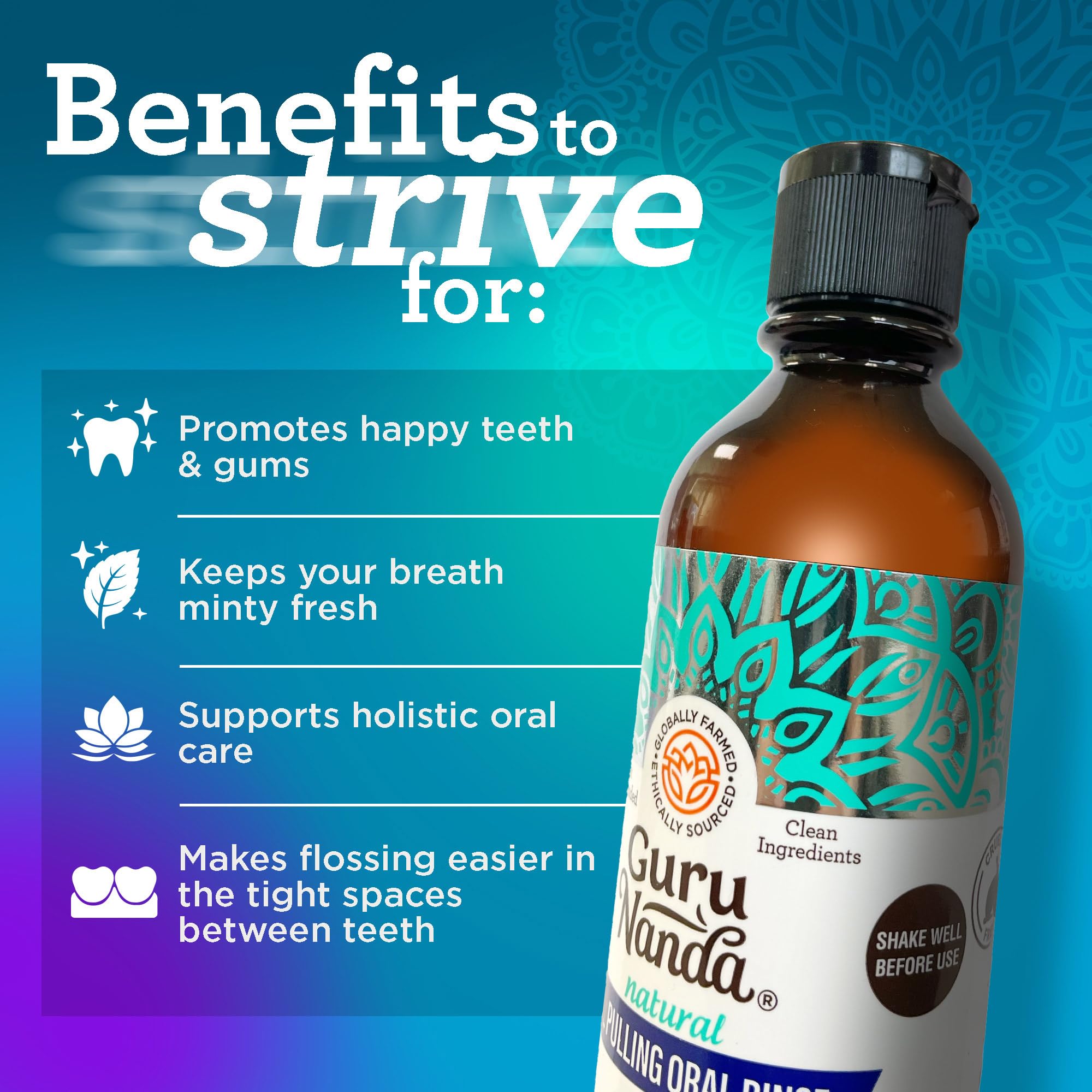 GuruNanda Aceite esencial clavo: aroma cálido y apoyo a la higiene bucal.