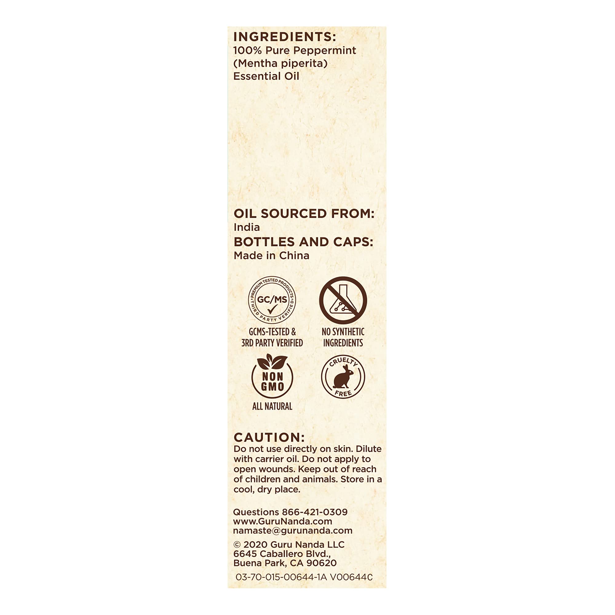 GuruNanda Aceite Esencial de Menta ideal como regalo de bienestar.