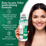 GuruNanda aceites esenciales menta y cardamomo, ingredientes naturales para enjuague agradable.