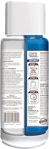 Envase práctico de GuruNanda para rutina de cuidado oral holístico.