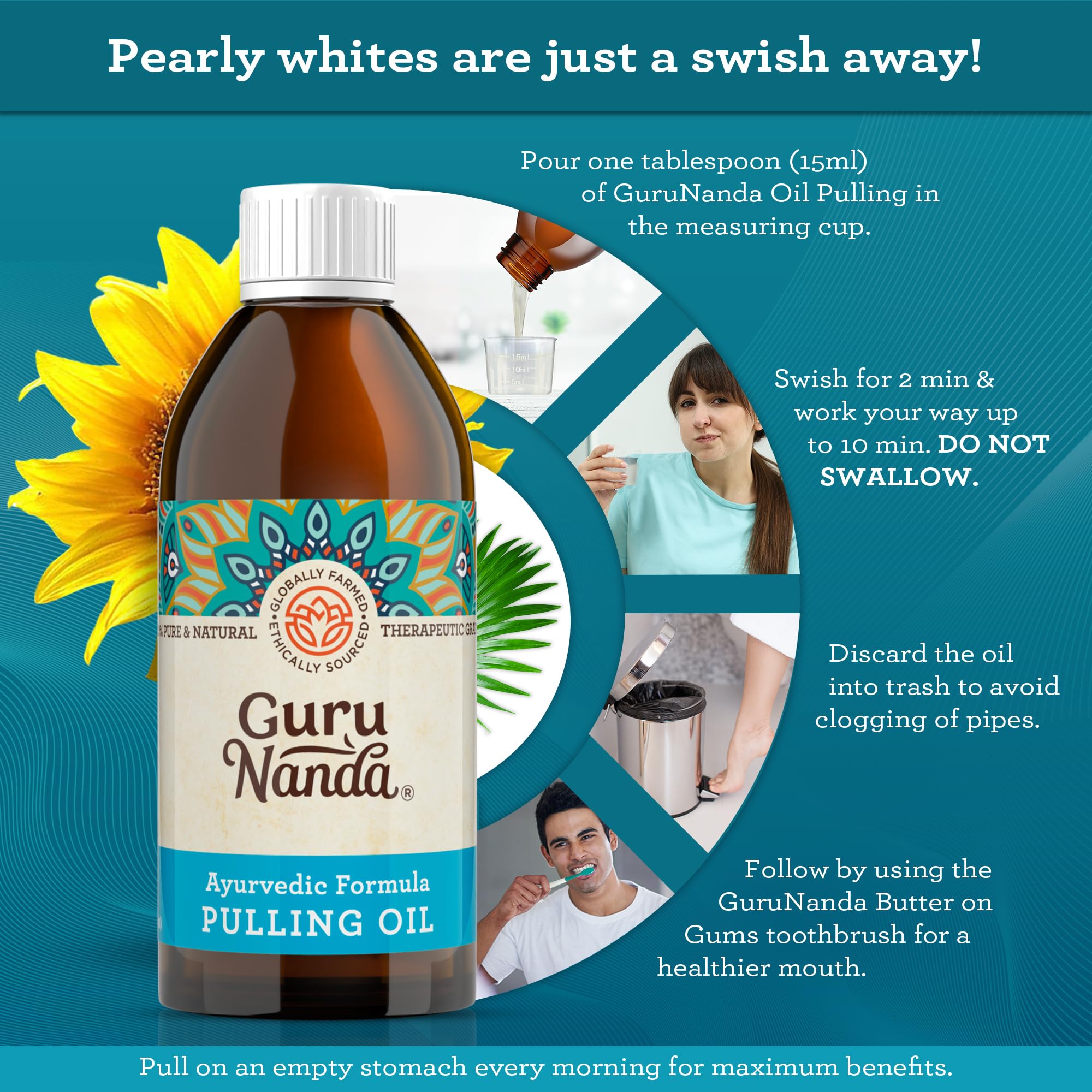 GuruNanda ingredientes naturales que cuidan dientes y encías
