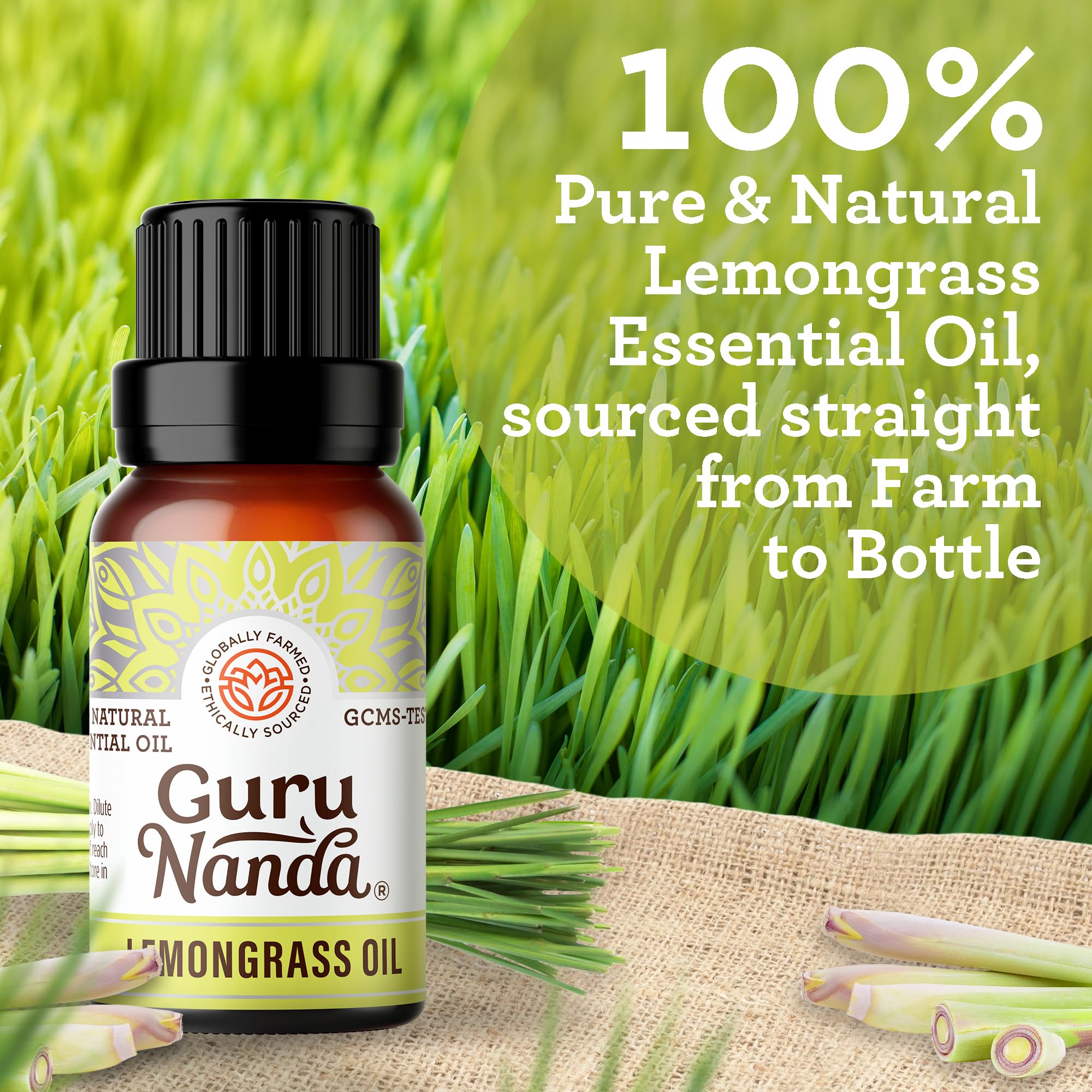GuruNanda Lemongrass: difusor creando un ambiente fresco y cítrico.