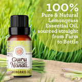 GuruNanda Lemongrass: difusor creando un ambiente fresco y cítrico.