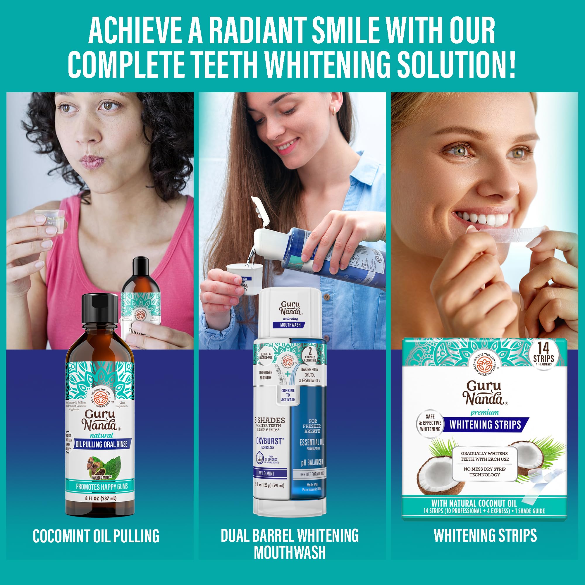 GuruNanda Monodosis Pulling Cocomint: conveniente para viaje y uso diario.