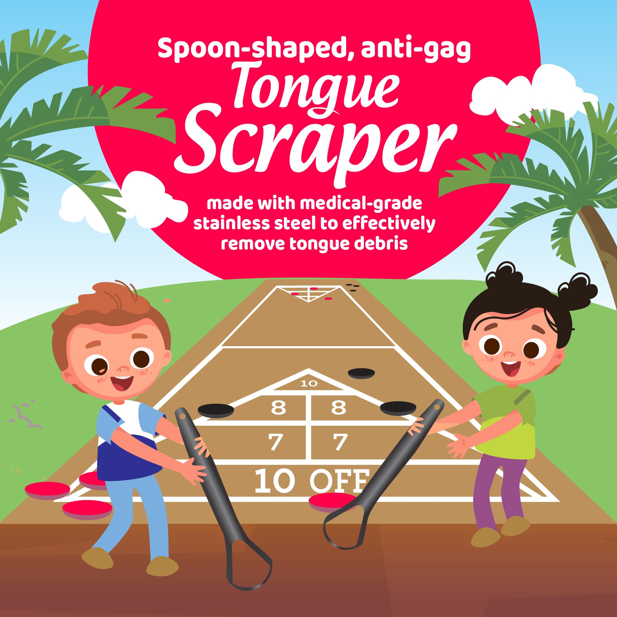 GuruNanda raspadores de lengua para niños
