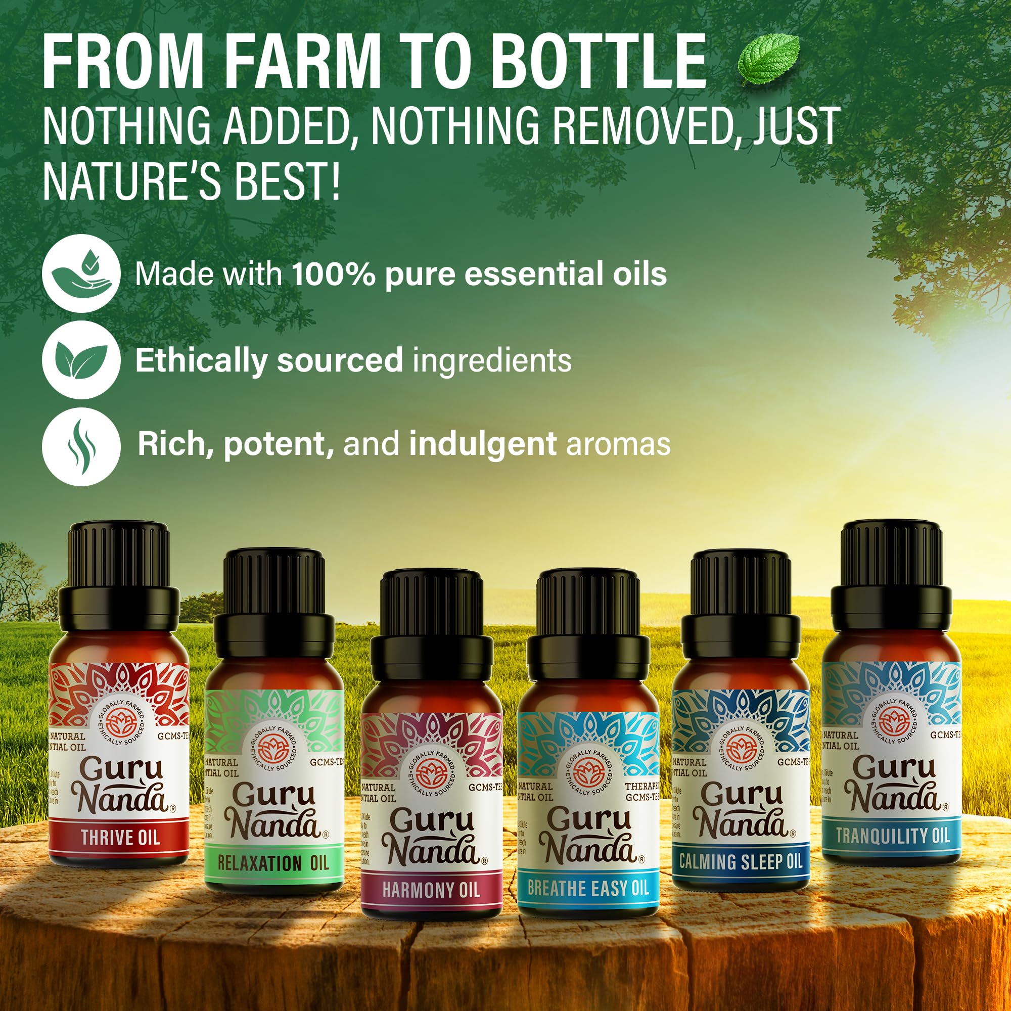 GuruNanda Respira Fácil: aroma refrescante para espacios abiertos o pequeños.
