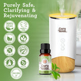 GuruNanda Tea Tree: envase de vidrio ámbar para preservar la pureza y la vida útil.