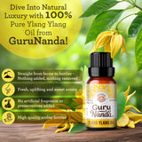 GuruNanda Ylang Ylang con cuentagotas para dosificar con precisión