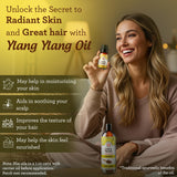 GuruNanda Ylang Ylang para difusor en oficina o viaje