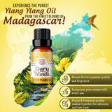 GuruNanda Ylang Ylang difusor en casa para crear ambiente relajante