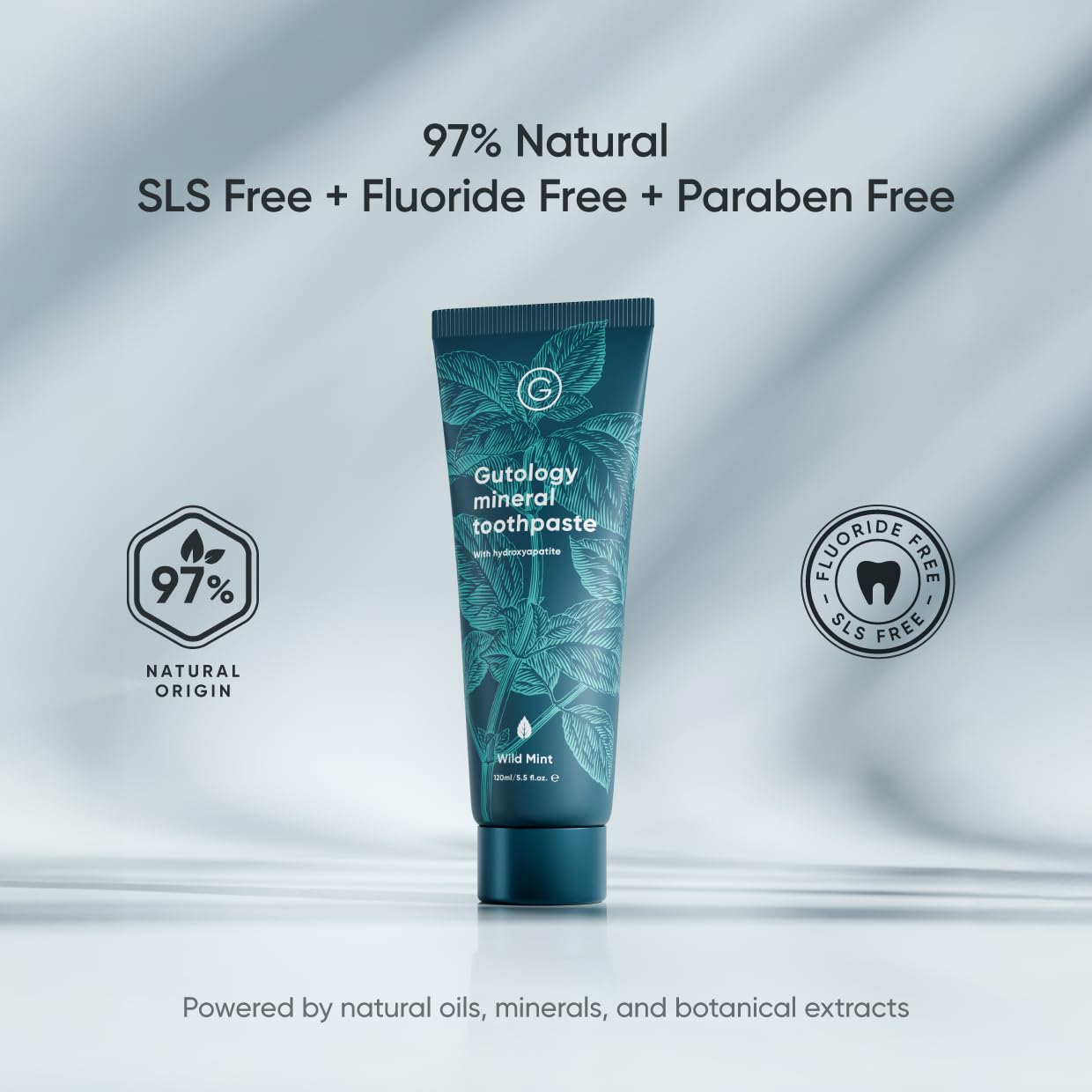 Cuidado bucal familiar sin fluoruro con Gutology, apto para adultos y niños