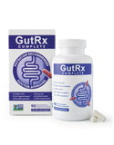 GutRx Probiotico Completo: botella para uso diario y equilibrio intestinal.