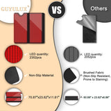 GUYULUX controles independientes para zonas superior e inferior, ajuste flexible.