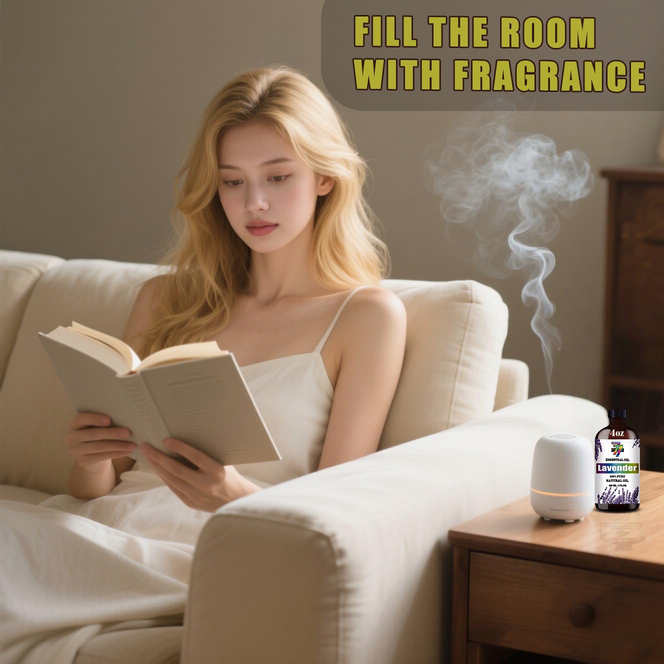 GV77ZF difusor con lavanda para aroma duradero