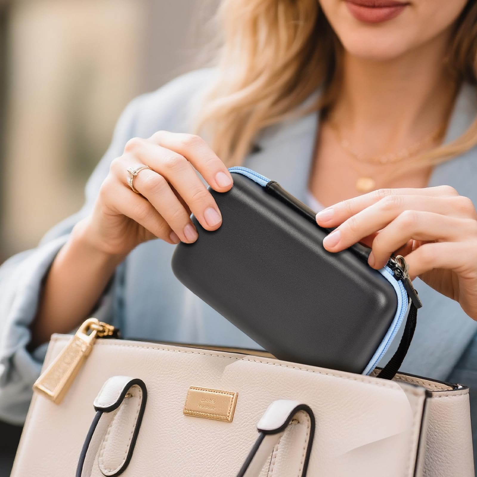 GWCASE estuche para accesorios pequeños, ideal para gotas y soluciones.