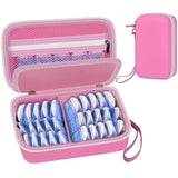 GWCASE estuche diario para lentes de contacto, organiza 30+ lentes.