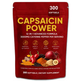 GXSAE Capsaicin Power frasco de cápsulas de cayenne para uso diario