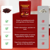 GXSAE Capsaicin Power cápsulas en mano para consumo diario