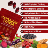 GXSAE Capsaicin Power ingredientes naturales remolacha y semilla de uva