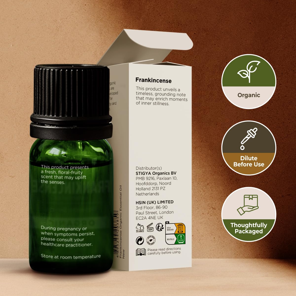 Gya Labs Aceite Esencial de Incienso para piel, ayuda a hidratar y calmar la irritación.