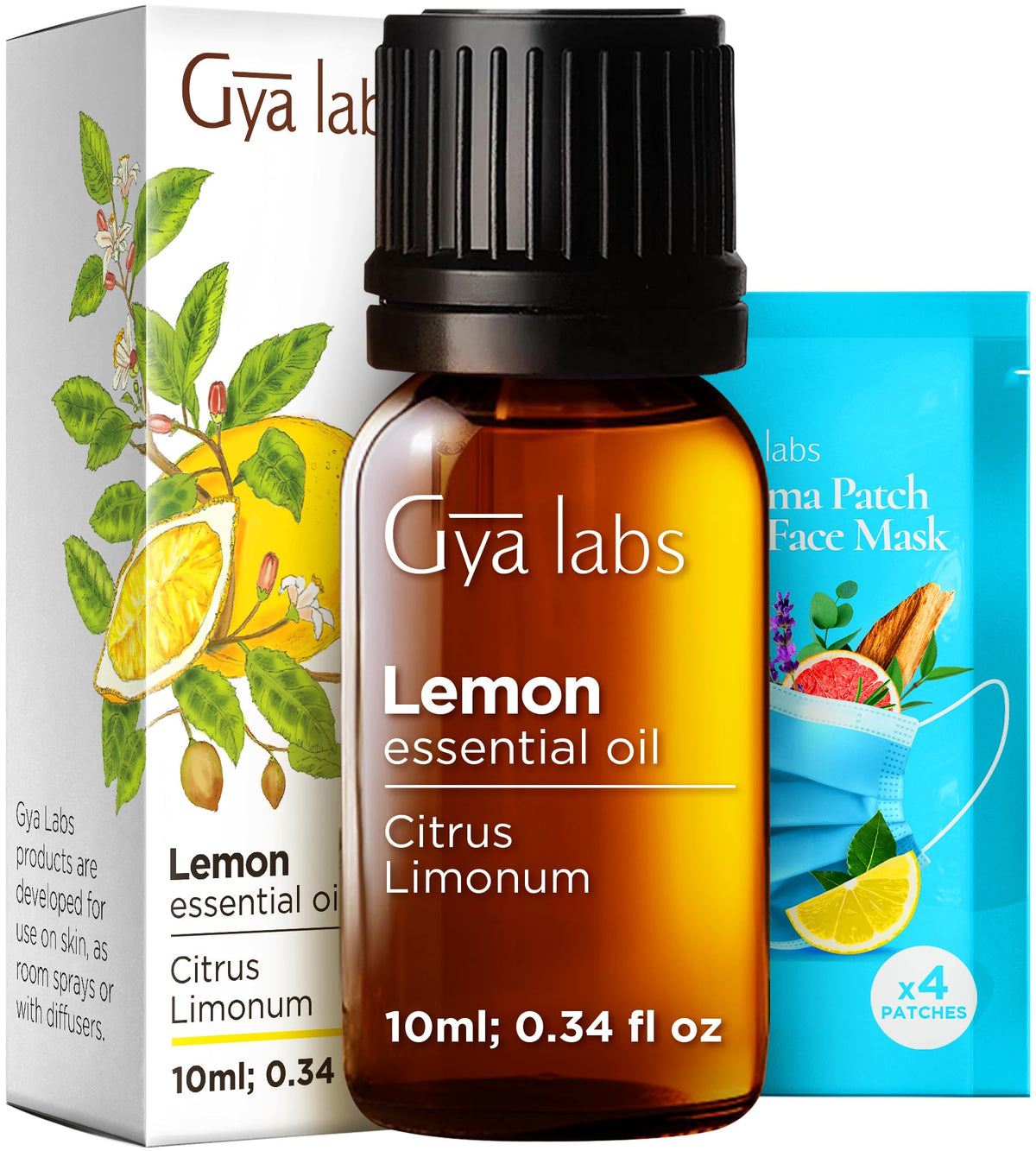 Gya Labs: aceite de limón en frasco para perfumar y hogar.