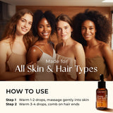 Gya Labs aceite semilla higo chumbo, masaje corporal y piel suave