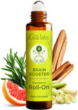 Gya Labs Brain Booster aplicador rodillo para concentración durante el estudio.