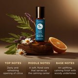 Aroma lavanda suave de Gya Labs Calma Profunda para relajación nocturna.