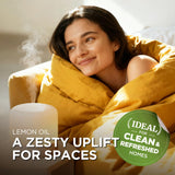 Difusor con aceite de limón Gya Labs, aroma refrescante para habitaciones.