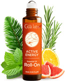 Gya Labs roll-on Energía Activa, botella ámbar para un impulso rápido
