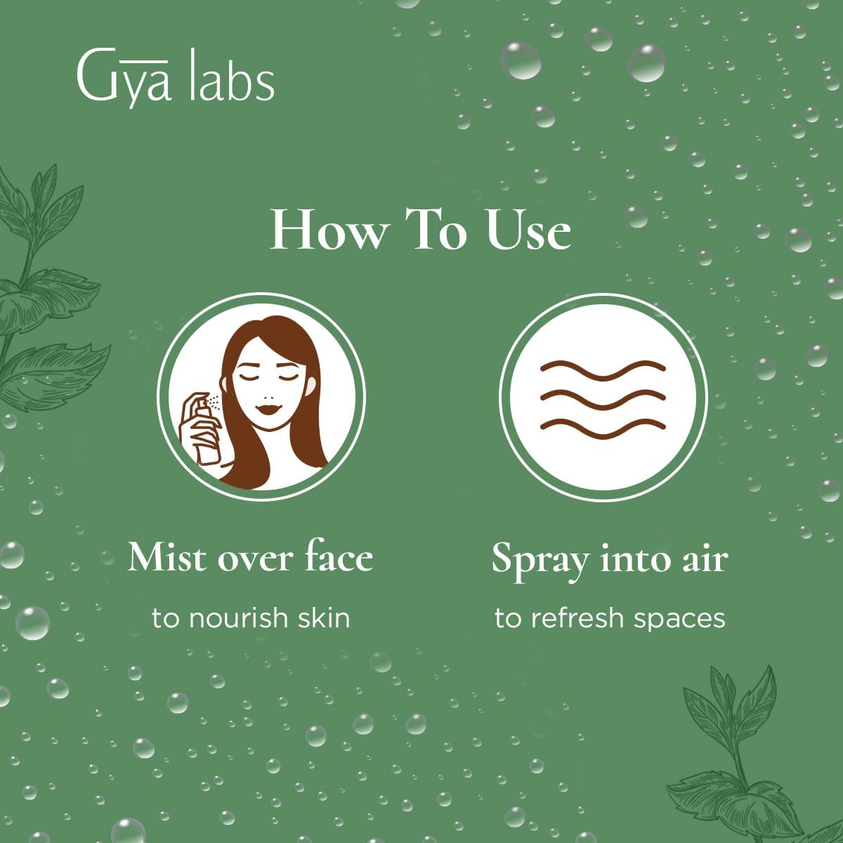 Gya Labs hidrosol de menta: aroma mentolado ideal para rituales suaves de aromaterapia