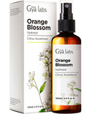 Hidrosol de flor de azahar de Gya Labs, botella vertida para hidratación facial