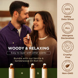 Gya Labs Patchouli en rodillo, práctico para llevar de viaje.