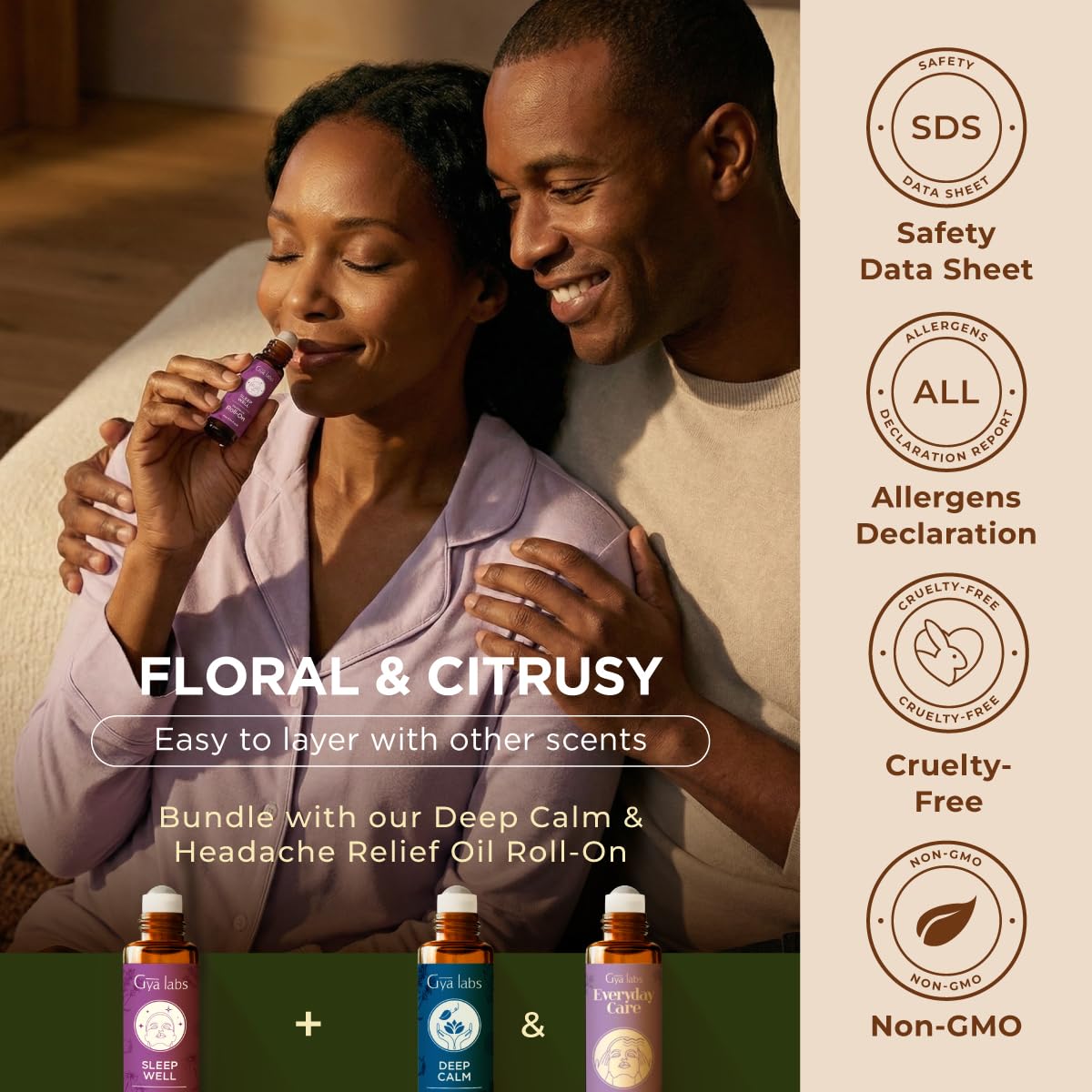 Gya Labs frasco con etiqueta Sleep Well para dormir.